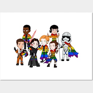 Pride Wars! (rainbow version) Posters and Art